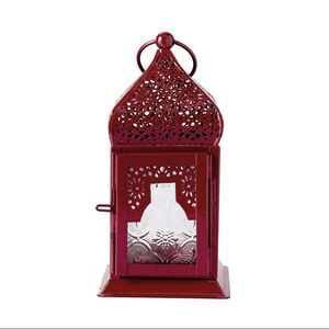 GlobeIn Small Hanging Lantern - Maroon